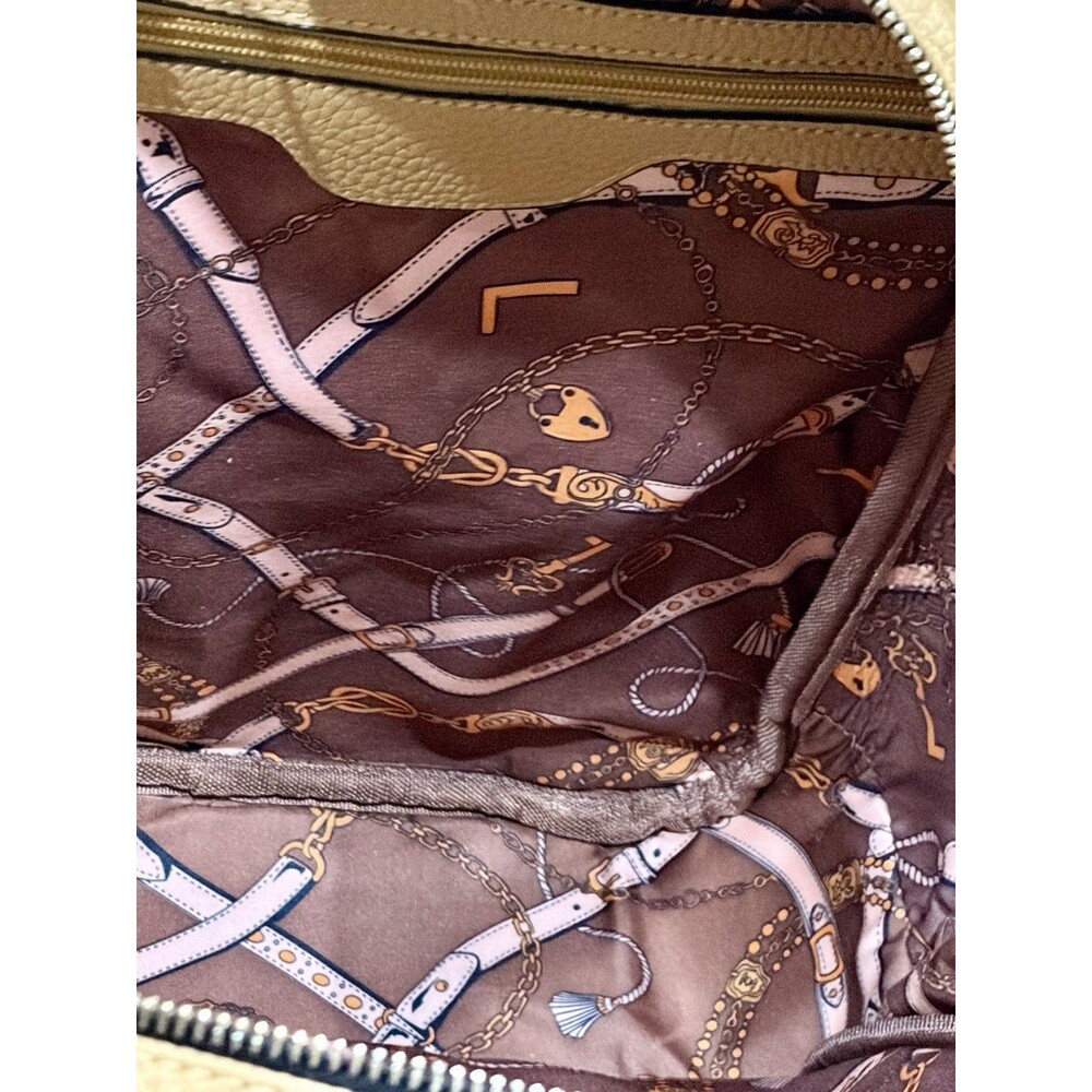 La Terre Golden Tan Vegan Leather Backpack Purse - NWT - Picture 10 of 15